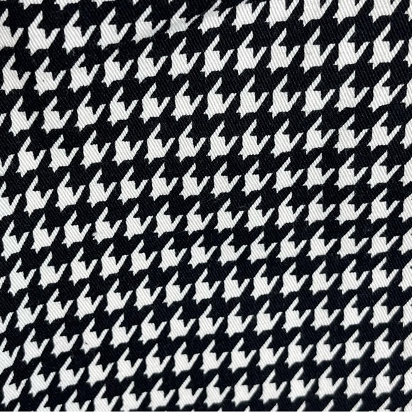 Tripp NYC Daang Goodman Houndstooth Skinny Pants Black & White 33x30 Size 9 - Picture 7 of 13